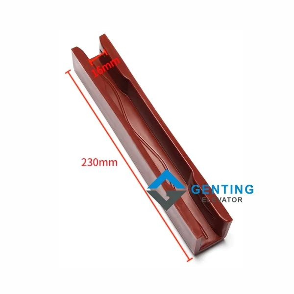 Mitsubishi high speed elevator guide shoe lining 230x16